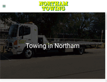 Tablet Screenshot of northamtowing.com.au